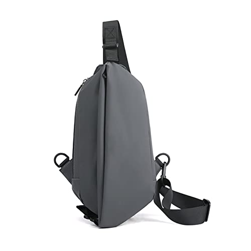 QWAXTRIW Herrentaschen, Herren-Brusttasche, lässige Umhängetasche, multifunktionale wasserdichte Messenger-Tasche, Umhängetaschen für Herren, Schultertasche (schwarz) von QWAXTRIW