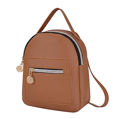 QWAXTRIW Kleine Umhängetasche für Damen, Damen-Laptop-Rucksack, Messenger-Rucksack, Kleiner Handy-Rucksack, Brief-Geldbörse, Damen-Modetasche, Schultertasche, Damen-Rucksack, Rucksack mit Laptop-Fach von QWAXTRIW