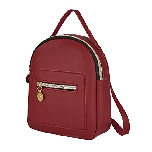 QWAXTRIW Kleine Umhängetasche für Damen, Damen-Laptop-Rucksack, Messenger-Rucksack, Kleiner Handy-Rucksack, Brief-Geldbörse, Damen-Modetasche, Schultertasche, Damen-Rucksack, Rucksack mit Laptop-Fach von QWAXTRIW