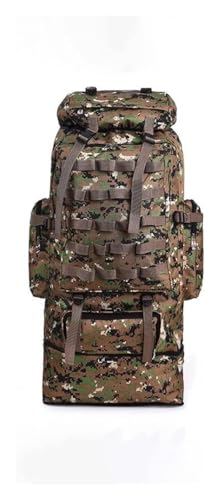 QWAXTRIW Rucksack, Camping-Rucksack, große Kapazität, taktischer Outdoor-Rucksack, Bergsteigen, Camping, Wandern, Militär, Wasserabweisende Taktische Tasche von QWAXTRIW