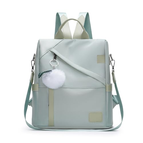 QWAXTRIW Rucksack Damen Rucksack Geldbörse Anti-Diebstahl-Rucksack Verstellbarer umwandelbarer Schultergurt Wasserdichter Reise-Tagesrucksack Umhängetasche von QWAXTRIW