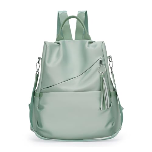 QWAXTRIW Rucksack Damen Rucksack Geldbörse Anti-Diebstahl-Rucksack Verstellbarer umwandelbarer Schultergurt Wasserdichter Reise-Tagesrucksack Umhängetasche von QWAXTRIW