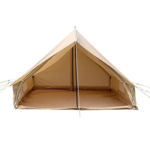 QWAXTRIW Wandzelt 320G Baumwoll-Canvas/900D Oxford-Stoff, großes Canvas-Wandzelt wasserdicht, der richtige Unterschlupf für Ihr Basislager, Vier-Jahreszeiten-Campingzelt für 6–8 Personen, von QWAXTRIW