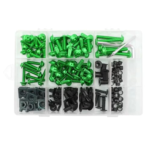 QWBRF - Motorrad Voll Verkleidung Schrauben Kit Edelstahl Clips Mutter Karosserie Schrauben passt für CBR 600RR von QWBRF