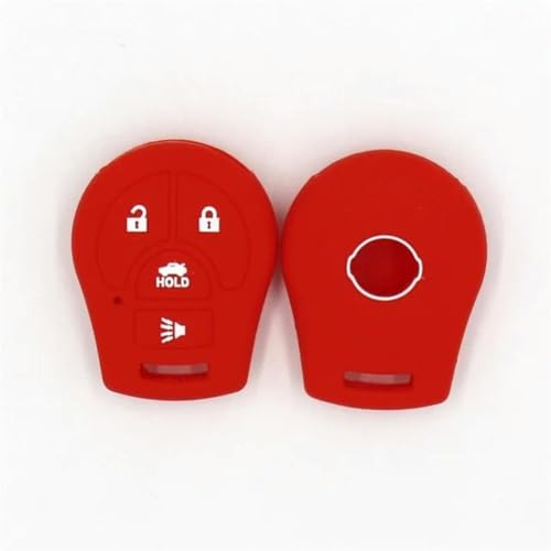 QWLEYCHN Autoschlüssel-Schutzhülle aus Silikon, für Nissan Maxima Versa Altima Sentra 4 Tasten von QWLEYCHN