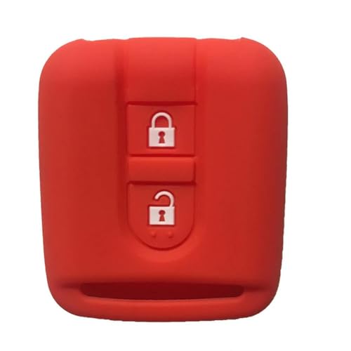 QWLEYCHN Schlüsselhülle, für Nissan Micra K12 Note Navara Qashqai J10 Primera Almera Sunny X-Trail 2B Silikon-Autoschlüsselhülle zum Schutz von QWLEYCHN