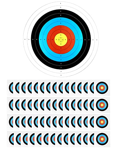 QWORK® 60 Blatt Bogenschießen Zielscheiben 40cm x 40cm Papier-Scheibenauflagen Bogenschießen Zubehör QWORK® 60 Blatt Bogenschießen Zielscheiben 40cm x 40cm Papier-Scheibenauflagen Bogenschießen Zubehör von QWORK