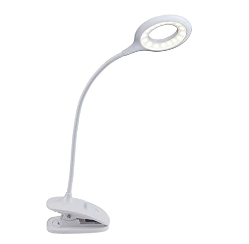 Leselampe Schreibtischlampe Home Office Schreibtischleuchte Wiederaufladbare LED Schreibtischlampe Lesen Augenschutz Tischlampe Clip Schreibtischlampe College Student Schreibtischlampe Arbeitszimmer von QXGJTLI