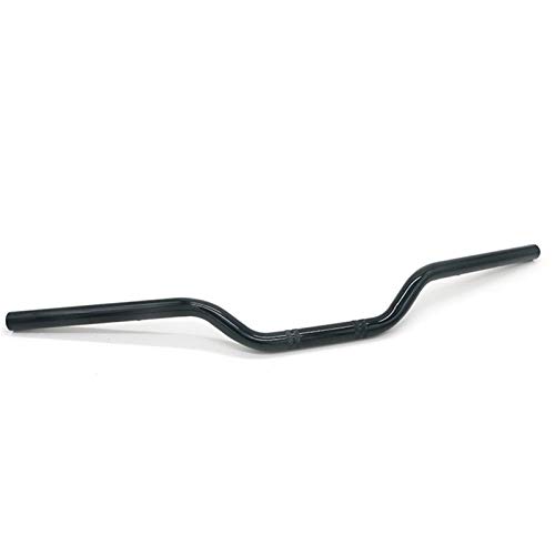 QXYOGO Motorrad Lenker,Motorradlenker 22mm 7/8 '' Universal Motorcycle Lenker Retro Sportster Bobber Chopper Scrambler Griff Bar für Motorrad NC750X PCX(Black) von QXYOGO