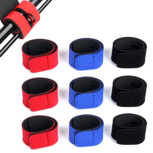 QZKJQDD 9 Stück Angelruten Gurte, Angel Rutenbänder, Elastische Angelrute Gürtel, Einstellbar Angelrute Klettverschluss, für Feste Angelruten Gear Strap Spinnrute Meer Rute Feeder Rute QZKJQDD 9 Stück Angelruten Gurte, Angel Rutenbänder, Elastische Angelrute Gürtel, Einstellbar Angelrute Klettverschluss, für Feste Angelruten Gear Strap Spinnrute Meer Rute Feeder Rute von QZKJQDD