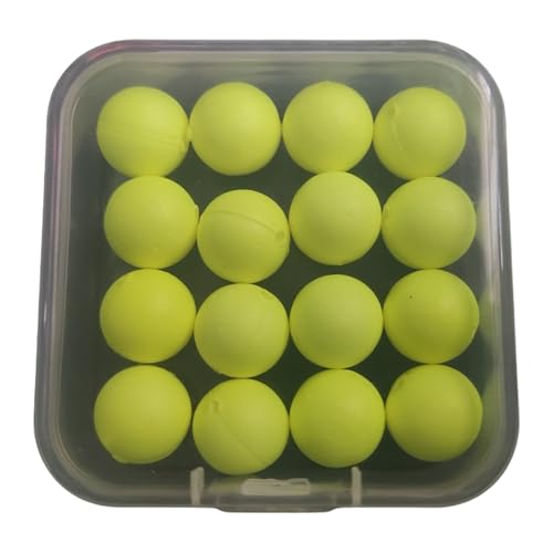 Qaonsciug 16Pcs Fliegenfischen Outdoor Tackle Angeln Bobber Float Bead Set Angeln Float Set Runde Form Wasser Blase Float Perlen von Qaonsciug