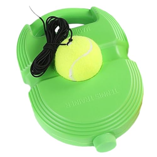 Qaonsciug Solos Tennistrainer Rebounder Tragbare Tennisausrüstung Zum Selbsttraining Inklusive Saitenball Tennistrainer Rebounds von Qaonsciug