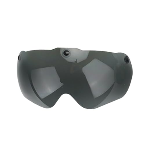 Qaonsciug Winddichte Helmlinse Magnetische Fahrradhelmbrille Abnehmbare Sonnenblenden Fahrradhelm Sonnen Windschutzscheibe Einfache Installation von Qaonsciug