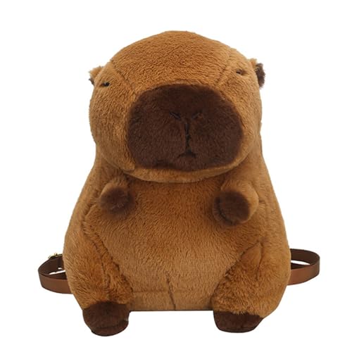 Süße Cartoon Capybara Plüsch Tasche Füllung Umhängetasche Große Kapazität Rucksack Handtasche Für Frauen Mädchen Geschenk von Qaonsciug