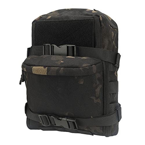 Taktischer Trinkbeutel Wasserrucksack Assault Pack Outdoor Blasenträger Beutel Jagdwestentasche von Qaonsciug