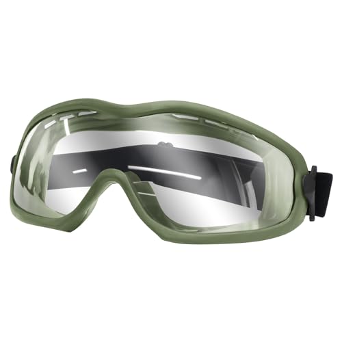 Qavctw Taktischer Brille für Airsoft, Militär Schutzbrille mit Anti Beschlag Linse, für Jagd, Schießen, Paintball, Radfahren Qavctw Taktischer Brille für Airsoft, Militär Schutzbrille mit Anti Beschlag Linse, für Jagd, Schießen, Paintball, Radfahren von Qavctw