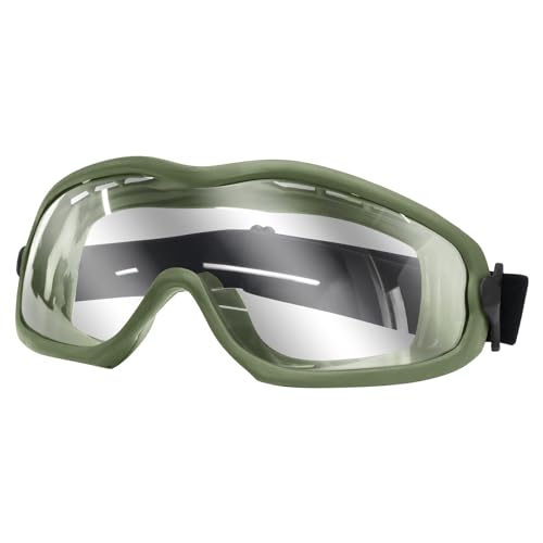 Qavctw Taktischer Brille für Airsoft, Militär Schutzbrille mit Anti Beschlag Linse, für Jagd, Schießen, Paintball, Radfahren von Qavctw