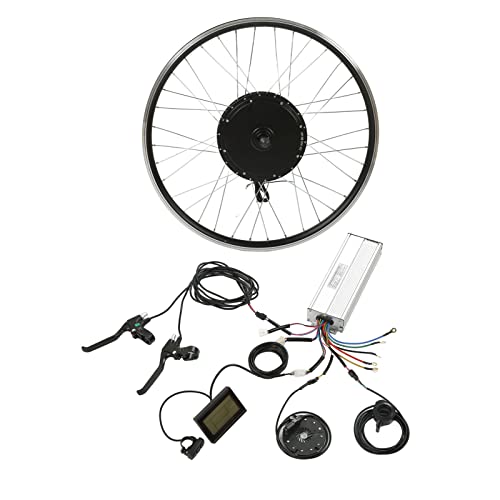 Qcwwy DIY Conversion Kits Elektrofahrrad-Umrüstsatz mit Guter Wärmeableitung für Elektrofahrrad 48V 2000W Hinterradnabenmotor (700C/28/29 Zoll) von Qcwwy