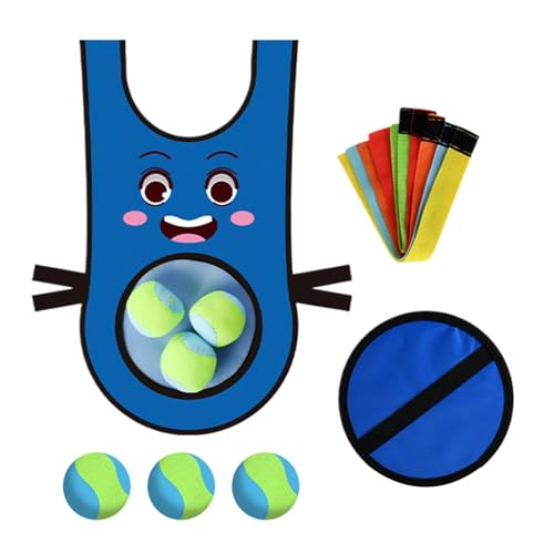 Qfdiwr Haftkugel -Trikot, Kleber Ballweste,Kinder klebriger Zielball | Atmungsaktives multifunktionales Ausweichenspielzeugset, Spielplatz werfen Spielkleidung, für Kindergärten, Schulen, Schulen von Qfdiwr