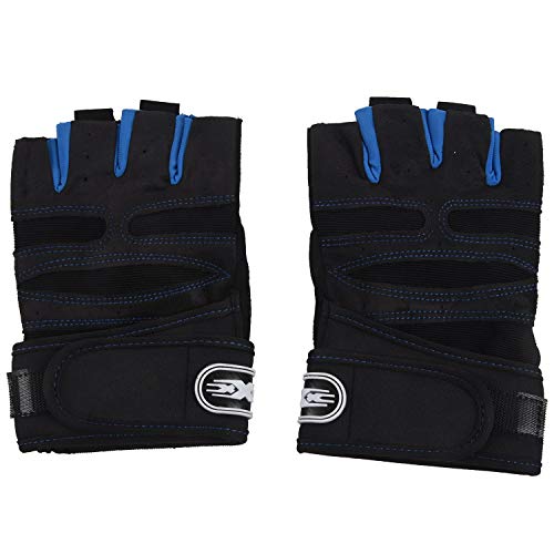 Qhpnunhq MäNner Fahrrad Handschuhe Half Finger Fahrrad Handschuhe für Fahrrad Anti Schleudern Weiche Atmungsaktive Handschuhe Fitness AußEn Sports Handschuhe Dunkel Blau Extra Groß von Qhpnunhq