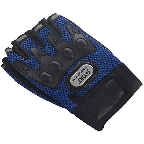 Qhpnunhq MäNner und Frauen Trend Sportarten Halb Finger Handschuhe Reiten Halb Finger Handschuhe Klettern Halb Finger Handschuhe Schwarz von Qhpnunhq