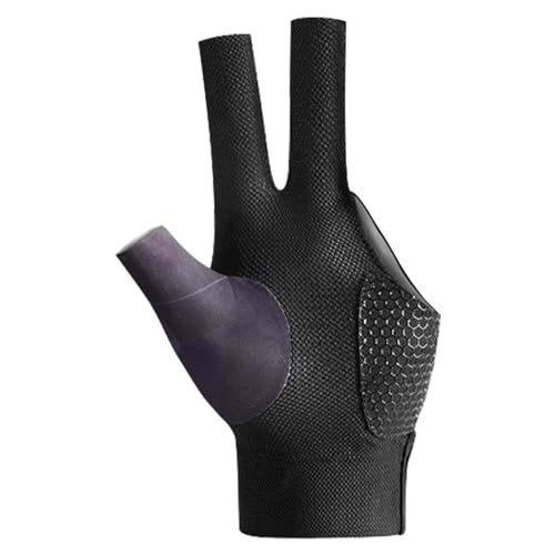 Qhvynpo Billardhandschuhe für Herren, Billardhandschuhe | atmungsaktive Billardhandschuhe, atmungsaktive Billardqueue-Handschuhe, Sporthandschuhe für Schießqueues, für linke oder rechte Hand, von Qhvynpo