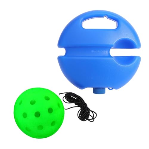 Qhvynpo Pickleball-Trainingsausrüstung, Pickleball-Trainingsgeräte – Pickleball-Trainer mit Rückprall-Kabel, selbsttrainierender Pickleball-Trainer, der Sie von Qhvynpo