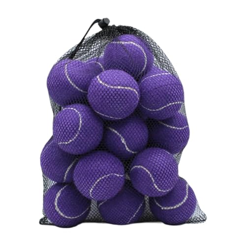 Qianly 20 Stück Tennisbälle, 6,4 cm Durchmesser, für Outdoor Aktivitäten Und Training, Lila Qianly 20 Stück Tennisbälle, 6,4 cm Durchmesser, für Outdoor Aktivitäten Und Training, Lila von Qianly
