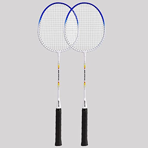 Qianly Badminton Rackets für Erwachsene Und Jugendliche, Set für Freizeit Und Sport, Blau, ohne Tasche von Qianly