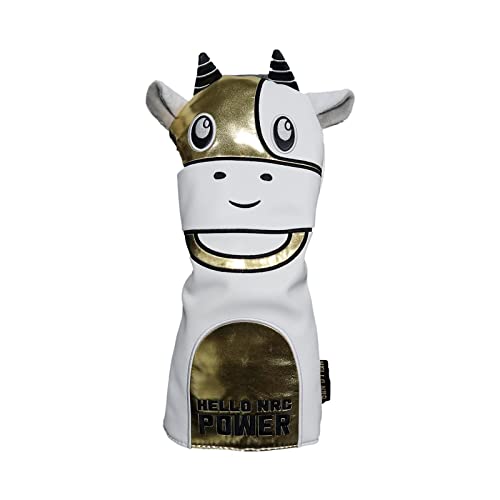 Qianly Cow Headcovers Golf Hybrid Driver Covers wasserdichte Headcovers, Gold, 1 Qianly Cow Headcovers Golf Hybrid Driver Covers wasserdichte Headcovers, Gold, 1 von Qianly