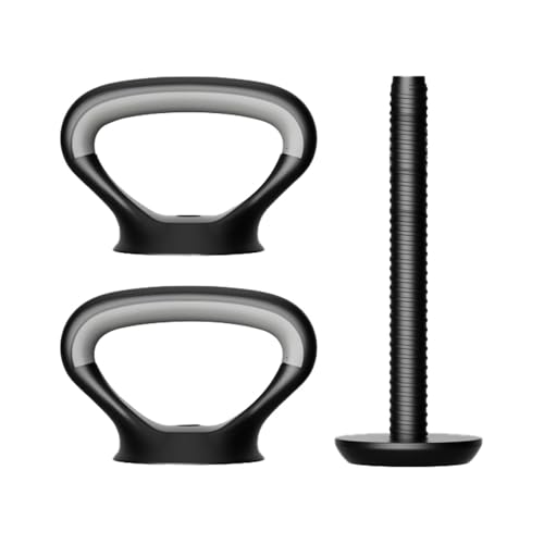 Qianly Kettlebell Griff für Platten, Gewichtsgriff mit Kettlebell Stange, Bodybuilding, Praktische Übungen, Verstellbarer Kettlebell Griff von Qianly