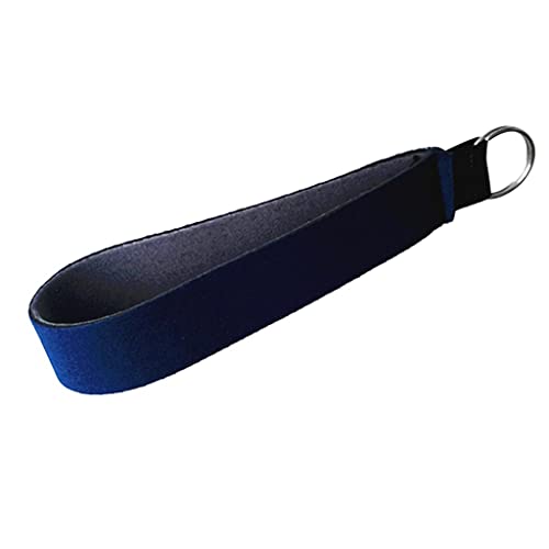 Qianly Neopren Armband, Schlüsselanhänger, Armband, Band, Schlüsselhalter, Spalt, Navy blau von Qianly