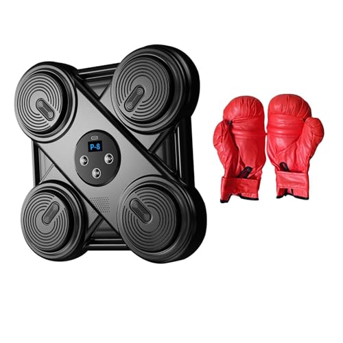 Qianly Smart Boxing Machine Wandziel Schlagpolstermaschine Rhythmus-Wandziel Smart Boxing für Karate Sport Home Indoor, Schwarz von Qianly