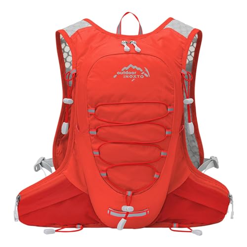 Qianly Trinkrucksack 12 L für Herren Und Damen, Wasserblase für Outdoor Aktivitäten , Rot von Qianly