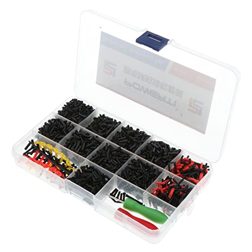 Qianly Universal Badminton Schläger Ösen Einzigen Loch Doppel Löcher Ersatz, Schwarz Qianly Universal Badminton Schläger Ösen Einzigen Loch Doppel Löcher Ersatz, Schwarz von Qianly