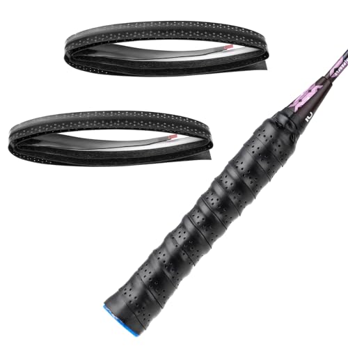 Qianyu 2 Stück Universelles Overgrip Badminton Griffband Tennisschläger Vorgeschnittenes Tennis Griffband Anti Rutsch Badmintonschläger Selbstklebend Sportzubehör für Squash Schläger Qianyu 2 Stück Universelles Overgrip Badminton Griffband Tennisschläger Vorgeschnittenes Tennis Griffband Anti Rutsch Badmintonschläger Selbstklebend Sportzubehör für Squash Schläger von Qianyu