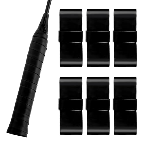 Qianyu 6 Stück Selbstklebend Tennis Griffband Rutschfestes Overgrip Badminton Griffband für Tennis, Badminton Wickelschläger Qianyu 6 Stück Selbstklebend Tennis Griffband Rutschfestes Overgrip Badminton Griffband für Tennis, Badminton Wickelschläger von Qianyu