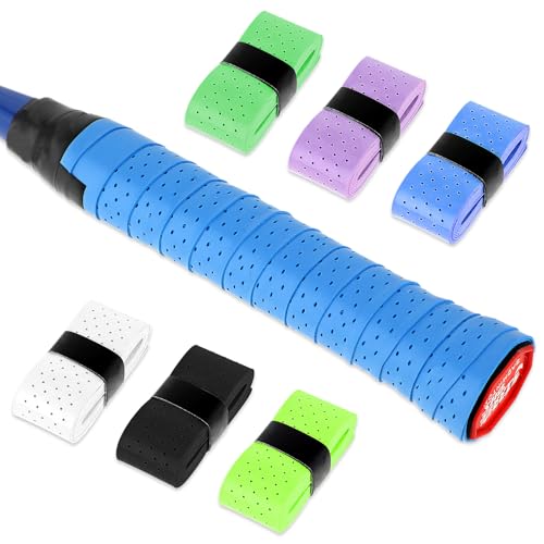 Qianyu 8 Stück Griffband Anti-Rutsch Badminton Overgrip Tennisschläger Soft Grip Tape Tennis Griffband für Squash Hockey Schläger Sport Atmungsaktiv Schnell Trocknend Qianyu 8 Stück Griffband Anti-Rutsch Badminton Overgrip Tennisschläger Soft Grip Tape Tennis Griffband für Squash Hockey Schläger Sport Atmungsaktiv Schnell Trocknend von Qianyu