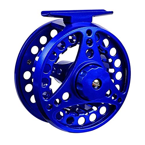 Fliegenfischen Rolle,Fliegenfischen Rollen Fliegenfischen Reel Aluminium AlloyInterchangeable for Salzwasser und Süßwasser Fly Wheel Angelzubehör(Blue,3000 Series) von QiaoJun