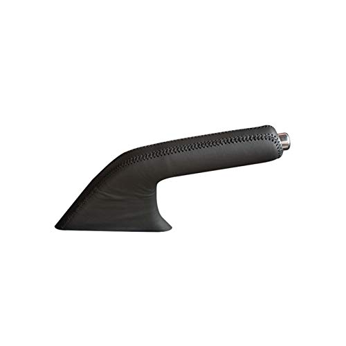 Handbremshebel HüLle,Handbremsgriff Lederetui für Handbremsabdeckung fit verwendung für Mazda 3 Handbremsabdeckung Nappa Lederabdeckung Handbremse Auto ( Color : Black ) von QiaoJun