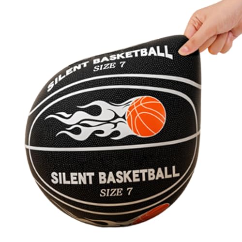 Qidures Silent Basketball | Leiser Basketball | Prämie Schaumstoffball | Geräuschreduzierung Und Leise Schaumstoff Basketball Dribbling | Kinder Basketballtraining von Qidures