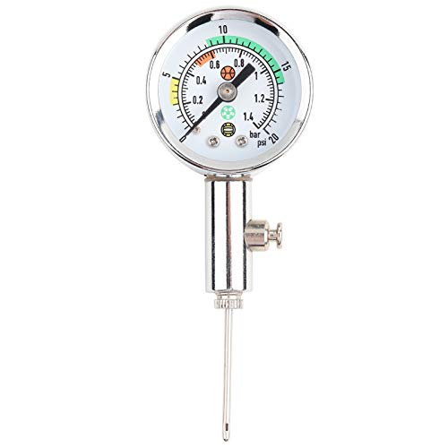 Qiilu Mini Ulitity Air Manometer Barometer Werkzeug für Basketball Fußball Volleyball Manometer Kugeldruckmesser Bälle Qiilu Mini Ulitity Air Manometer Barometer Werkzeug für Basketball Fußball Volleyball Manometer Kugeldruckmesser Bälle von Qiilu