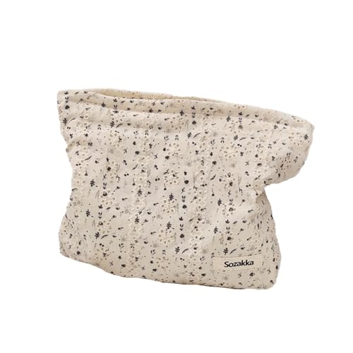 Flower Makeup Bag, Qiwenr Cosmetic Bag, Corduroy Small Toiletry Bag, Canvas Cosmetic Bag, Cord Cosmetic Bag, Small Cosmetic Bag, Wird zur Aufbewahrung von Kosmetika und Toilettenartikeln Verwendet Flower Makeup Bag, Qiwenr Cosmetic Bag, Corduroy Small Toiletry Bag, Canvas Cosmetic Bag, Cord Cosmetic Bag, Small Cosmetic Bag, Wird zur Aufbewahrung von Kosmetika und Toilettenartikeln Verwendet von Qiwenr