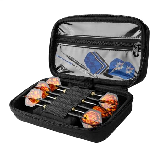 Qiwieod Dart-Tragetaschen, Dart-Hüllen Für Soft-Darts, Dart Taschen Organiser Für Stahlspitze Und Weiche Spitze Dart, Tragbare Darts-Aufbewahrungstasche, Darts-Schutzhülle Für Dart Spitzen, Flights Qiwieod Dart-Tragetaschen, Dart-Hüllen Für Soft-Darts, Dart Taschen Organiser Für Stahlspitze Und Weiche Spitze Dart, Tragbare Darts-Aufbewahrungstasche, Darts-Schutzhülle Für Dart Spitzen, Flights von Qiwieod