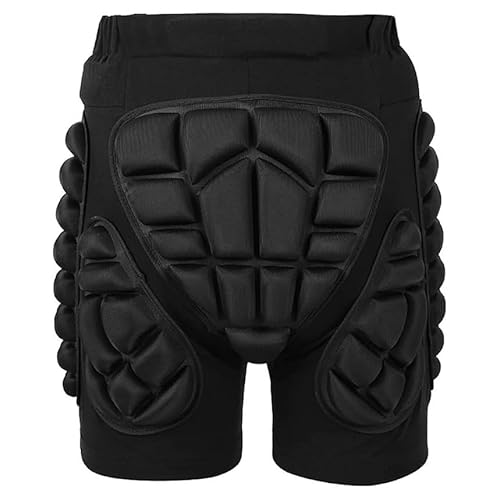 3D Hüftpolster Eva Protektorenhose Gepolsterter Shorts Crash-Pad Impakthose,Unisex-3D-Schutz for Hüfte,Gesäß Und Steißbein Beim Skifahren,Skaten,Snowboarden,Skateboarden for Kinder(A,XXS) von Qixfyze