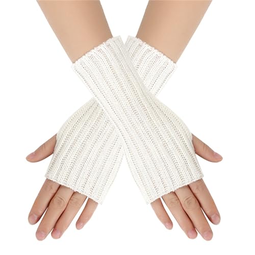 Qixiu Fingerlose Handschuhe,wasserdichte Handschuhe Damen,Thigh Highs femboy,laufhandschuhe Damen Winter,armwärmer Damen,winterliche wärme,Handschuhe Radfahren Winter,Winter Gloves Women,Gloves von Qixiu