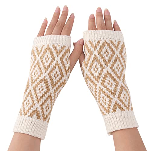 Qixiu Gloves Women,Fingerlose strickhandschuhe,Handschuhe Wolle,Fahrrad winterhandschuhe,ski handschuh Herren,Lange Handschuhe schwarz Damen,fingerhandschuhe Damen,Fishnet von Qixiu