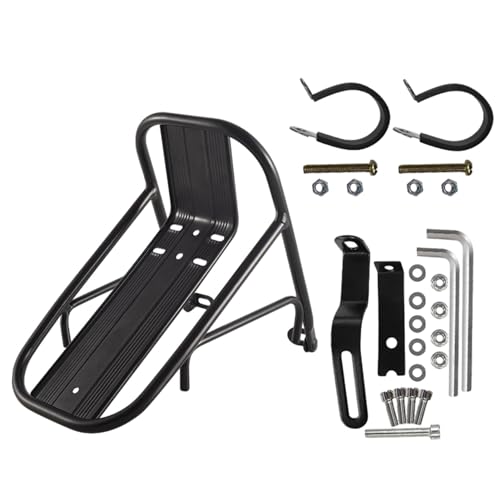 Fahrrad Gepäckträger Vorne, Rutschfester Mehrzweck Gepäckträger Vorne, Rostfreier Ständer Für Fahrradausrüstung Kann Gepäcktasche/Fahrradkorb/Zelt/Schlafsack Tragen -Aluminium Fahrrad Gepäckträger Vorne, Rutschfester Mehrzweck Gepäckträger Vorne, Rostfreier Ständer Für Fahrradausrüstung Kann Gepäcktasche/Fahrradkorb/Zelt/Schlafsack Tragen -Aluminium von Qizeroty
