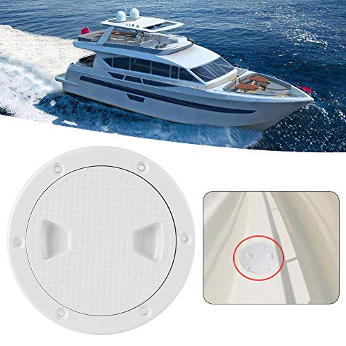 Qqmora Marine Deckplatte, Yacht Deckkappe Anti-Aging ABS Verschleißfestigkeit Lange Haltbarkeit Anti-Ultraviolett für Bootszubehör (4 Zoll) von Qqmora