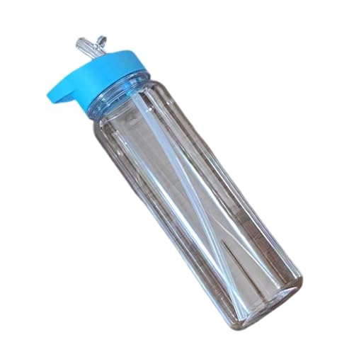 Qsvbeeqj 700 ml große Kapazität, transparente Wasserflasche, auslaufsicher, Trinkflasche, Trinkgeschirr, Becher für Schule, Outdoor-Sport von Qsvbeeqj